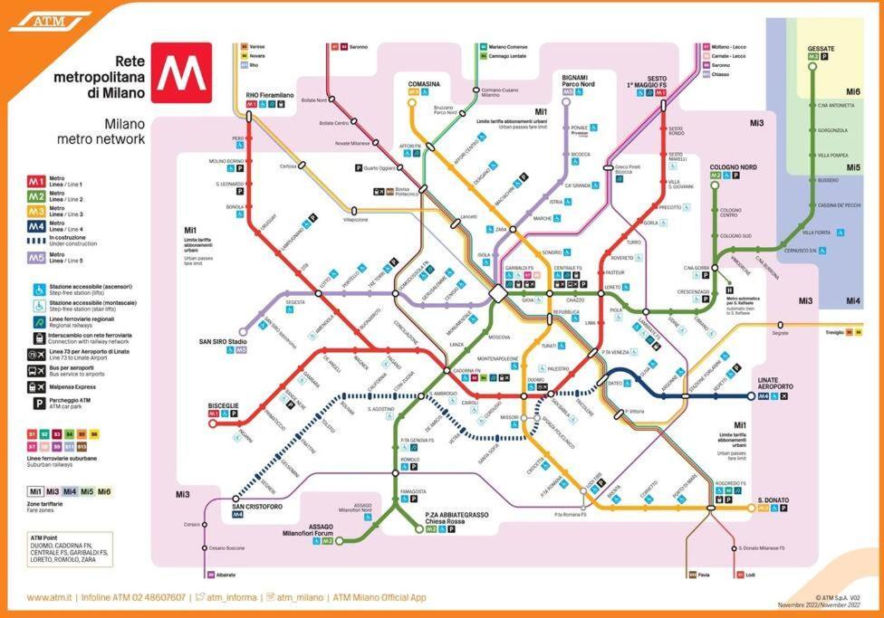 ミラノMonolocale Metro M3 Afforiアパートメント エクステリア 写真